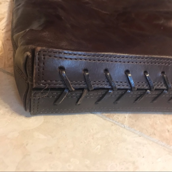 Tano New York Leather Bucket Tote Bag - Picture 2 of 10